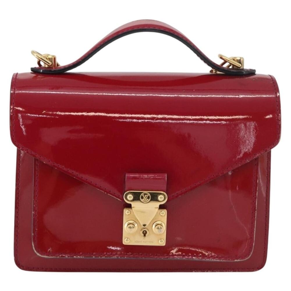 Louis Vuitton Monogram Vernis Monceau BB Bag Rose Andian Pink